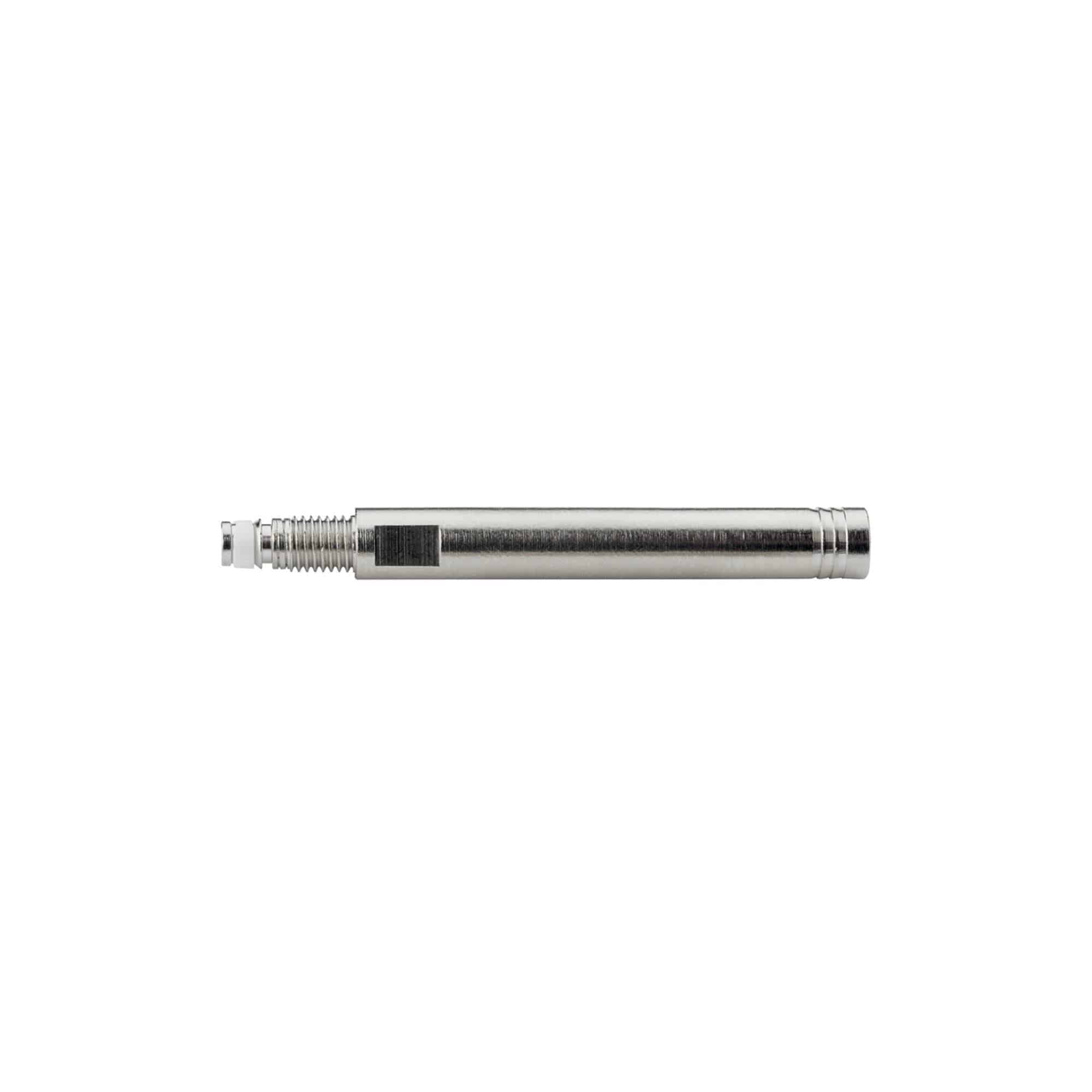 Two Continental aluminum Presta valve extensions for deep rim bicycle tires, designed as spare components for easy installation.