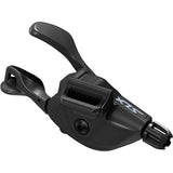 Shimano SLX I-Spec EV 12-speed MTB shift lever, black component with ergonomic grip and gear indicators.