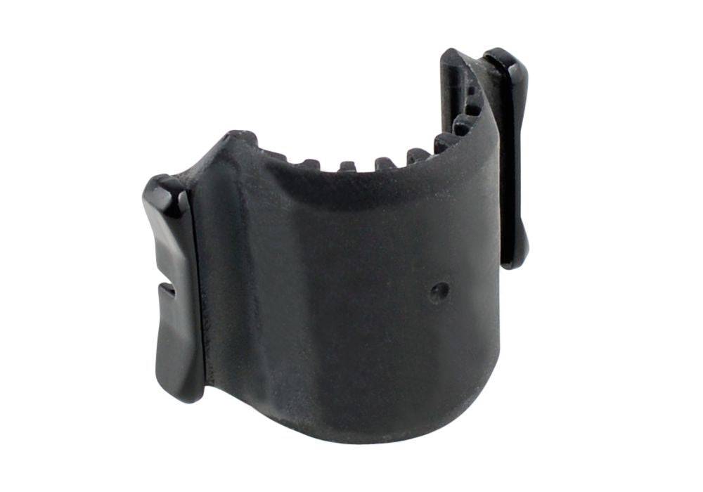 Black Trek Domane SLR IsoSpeed seatmast slider replacement component for Domane SLR bikes, showcasing the sleek bike part.