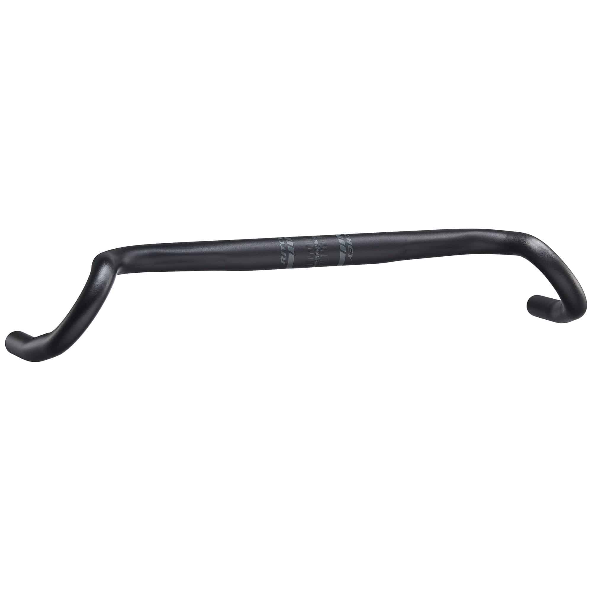 Ritchey Comp Beacon road handlebar with ergonomic wide flare for touring and bikepacking, showing its lightweight, curved design.
