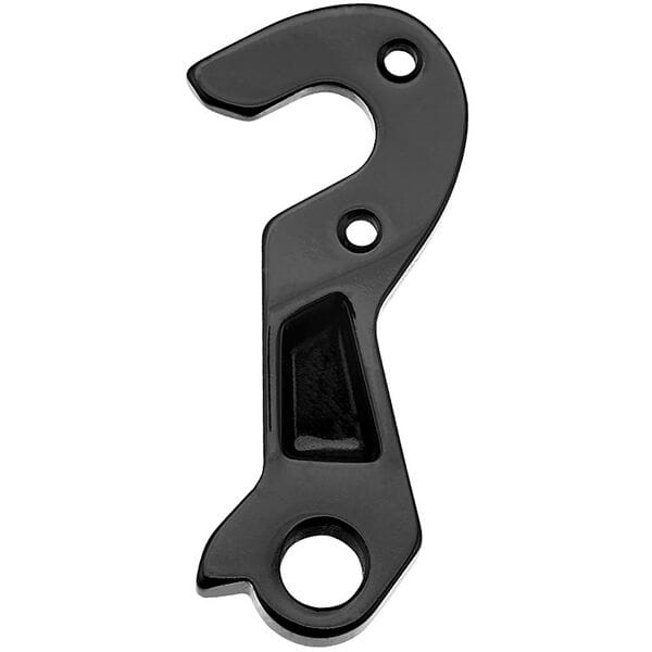 M Part Gear Hanger Cube Hanger for bicycles, durable frame protection component, shown with metal construction and mounting features.
