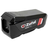 Zefal Tubeless Tank Air Booster with Presta valve for quick tubeless tyre installation, showcasing its compact design and components.