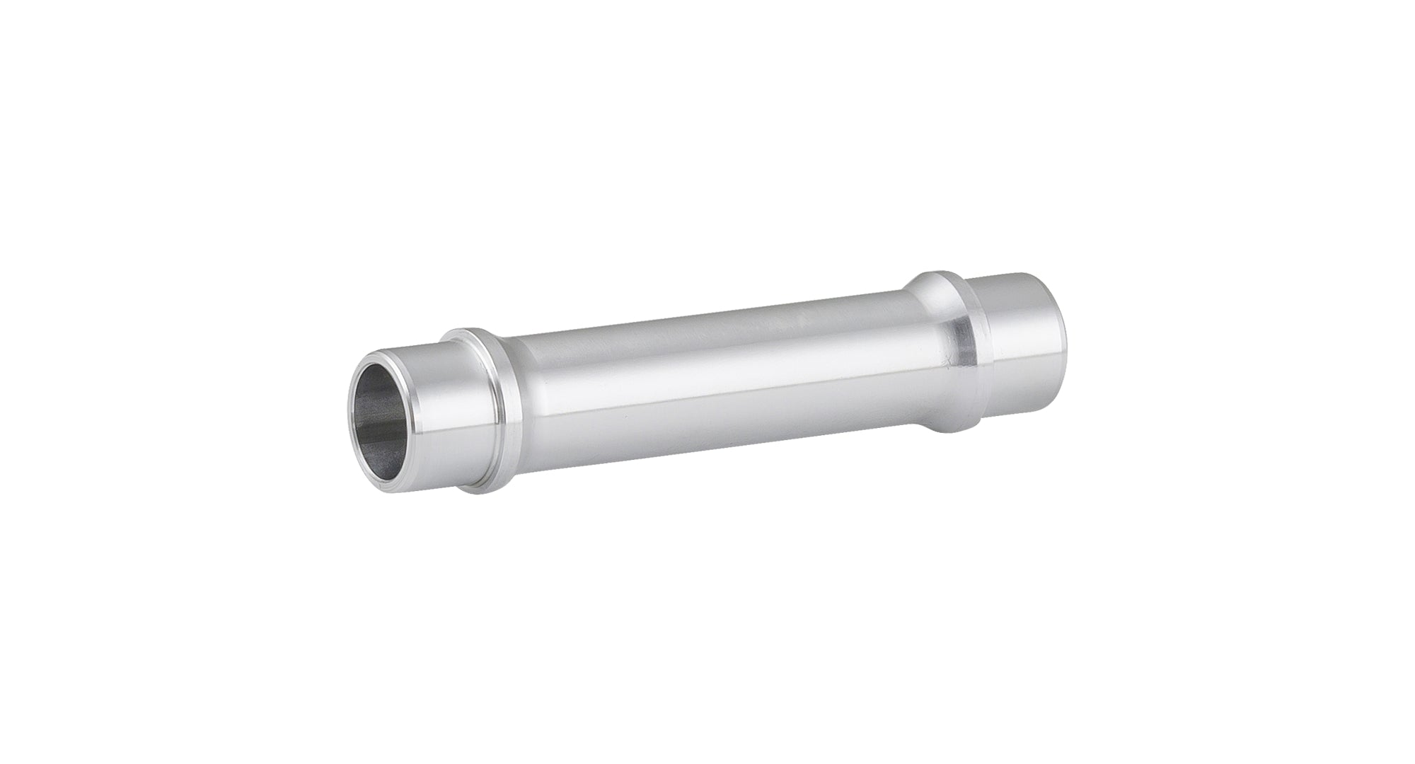 Bontrager Aeolus RSL front hub axle in silver, 100mm OLD, replacement component for bicycle wheel hubs.