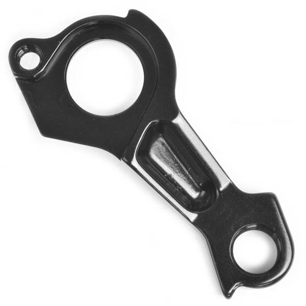 Wheels Manufacturing CNC machined derailleur hanger dropout for bike component replacement, shown in metallic finish.