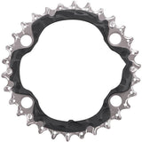 Shimano Deore XT FC-M8000 30T chainring for MTB crankset, with 40-30-22T components, close-up view of the replacement part.