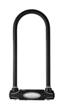 Master Lock U-Lock 8195EURDPROLW with hardened steel construction, 11x28cm size, includes carrier bracket for bike and gate security