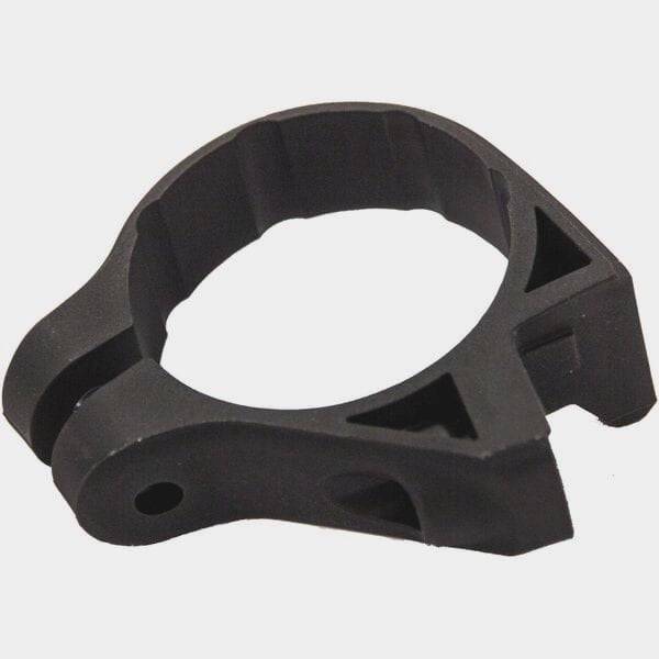 Shimano Spares SC-EN600 35mm e-Bike transmission stay with nut, close-up of durable bicycle component part.