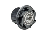 Bontrager Rapid Drive downhill 7-speed freehub body in black, 157mm OLD, compatible with mountain bike components.