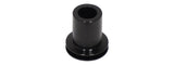 Bontrager DT240 12mm non-drive axle end cap for 142/148mm OLD hubs, black, used on bike front and rear hubs.