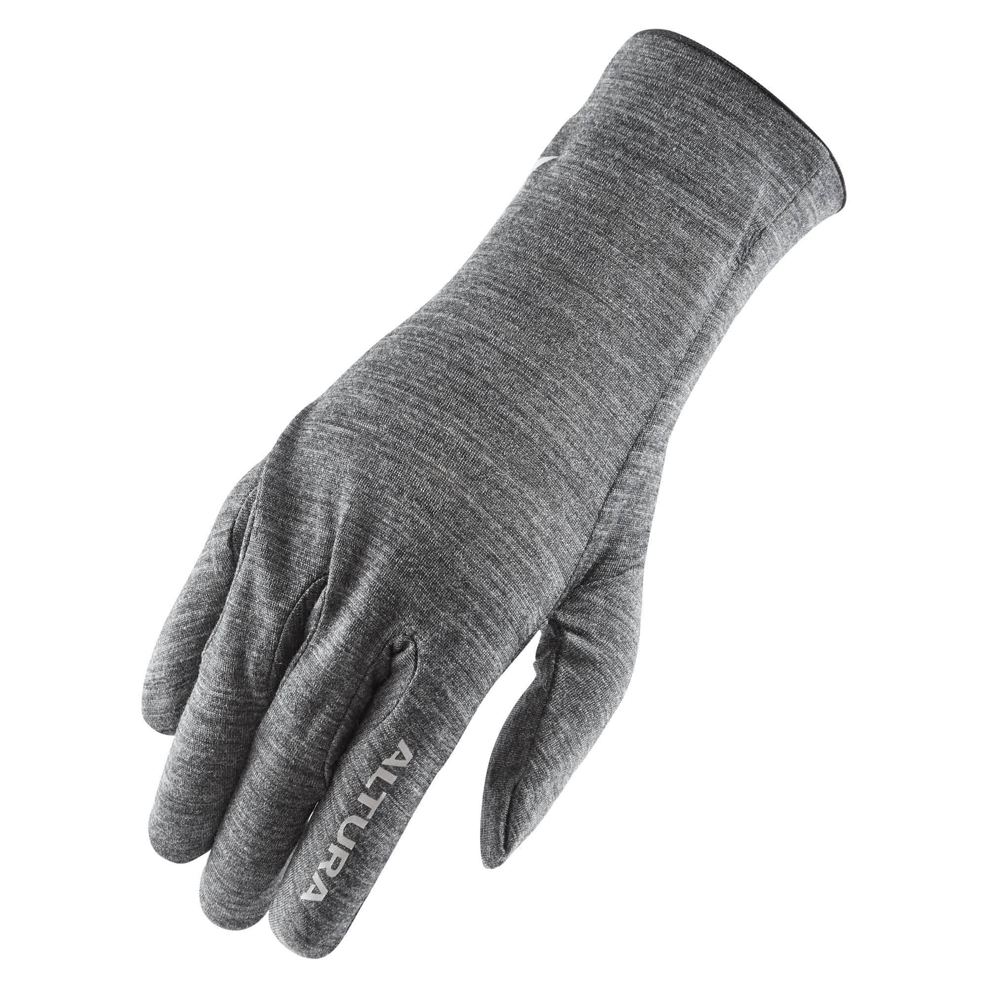 Altura Road Merino unisex liner gloves for cycling and outdoor activities, featuring breathable merino wool fabric and snug fit.