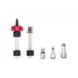 Jagwire Elite DOT Brake Bleed Kit replacement fittings for SRAM, Hayes, Hope, and Formula brake systems, workshop use