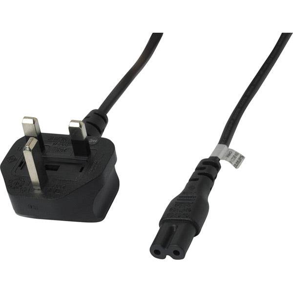 Shimano SM-BCC16 Di2 external battery charger power lead with UK plug for Shimano Di2 electronic shifting components.