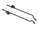 Black Trek Diamant Villiger curved rear bike rack support, 300mm, for bike rack accessories with sturdy construction.
