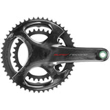 Campagnolo Super Record U-T 12x Aero Carbon chainset cranks with 8-bolt design, showcasing lightweight cycling component hardware.