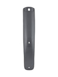 Trek 2023 Fuel EX 29 aluminum lower downtube armor in black, protective bike component for mountain bike frame.