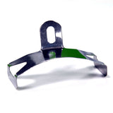 SKS sliding bridge accessory for Bluemels B53 and B60 mudguards, shown installed on bicycle for easy installation.