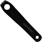 Shimano GRX FC-RX600 left hand crank arm for gravel bike replacement, showing the black crank arm with Shimano branding.