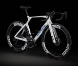 Colnago Y1Rs Disc 2025 carbon aero road frameset with integrated disc brakes, shown on a bike in a studio setting.