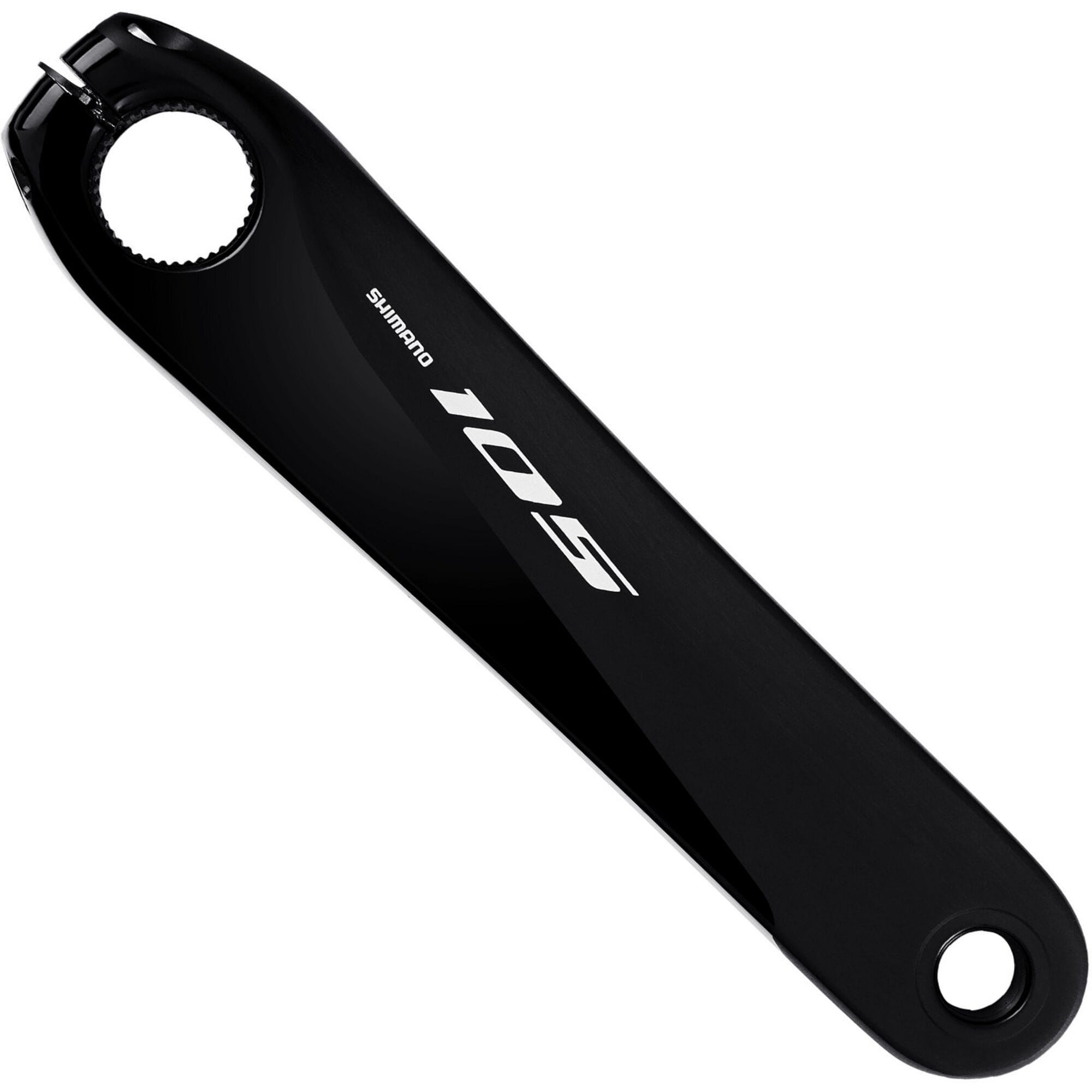 Shimano 105 FC-R7000 left hand crank arm, 160mm length, silver, genuine replacement component for road bike cranksets
