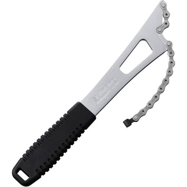 Shimano TL-SR24 workshop tool for 10-12 speed sprocket removal with magnetic tip, designed for precise bike maintenance.