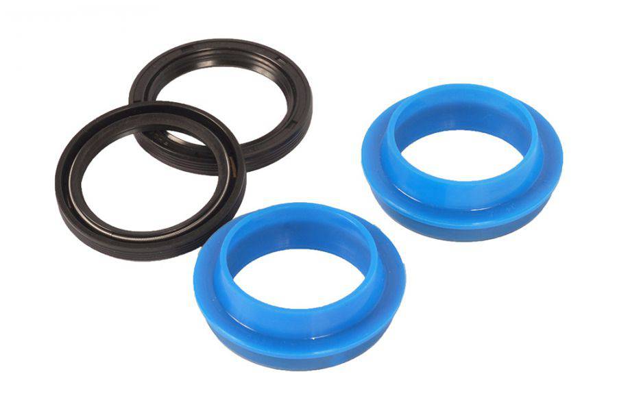 Enduro Bearings dual-lip fork seals for Fox suspension forks, durable component for maintaining optimal fork performance.