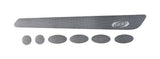 BBB BBP-51 Bikeskin Carbon Frame Protectors, durable bike frame guard accessories, shown on a bike frame in close-up image.