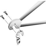 M Part gear hanger for Cannondale bikes, durable replacement component, shown mounted on bike drivetrain.