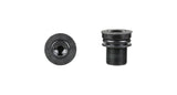 Trek Prowheel black crankarm bolts M15 x 22.5mm for bicycle drivetrain, close-up of bolts on crankarm for Trek bike component repair