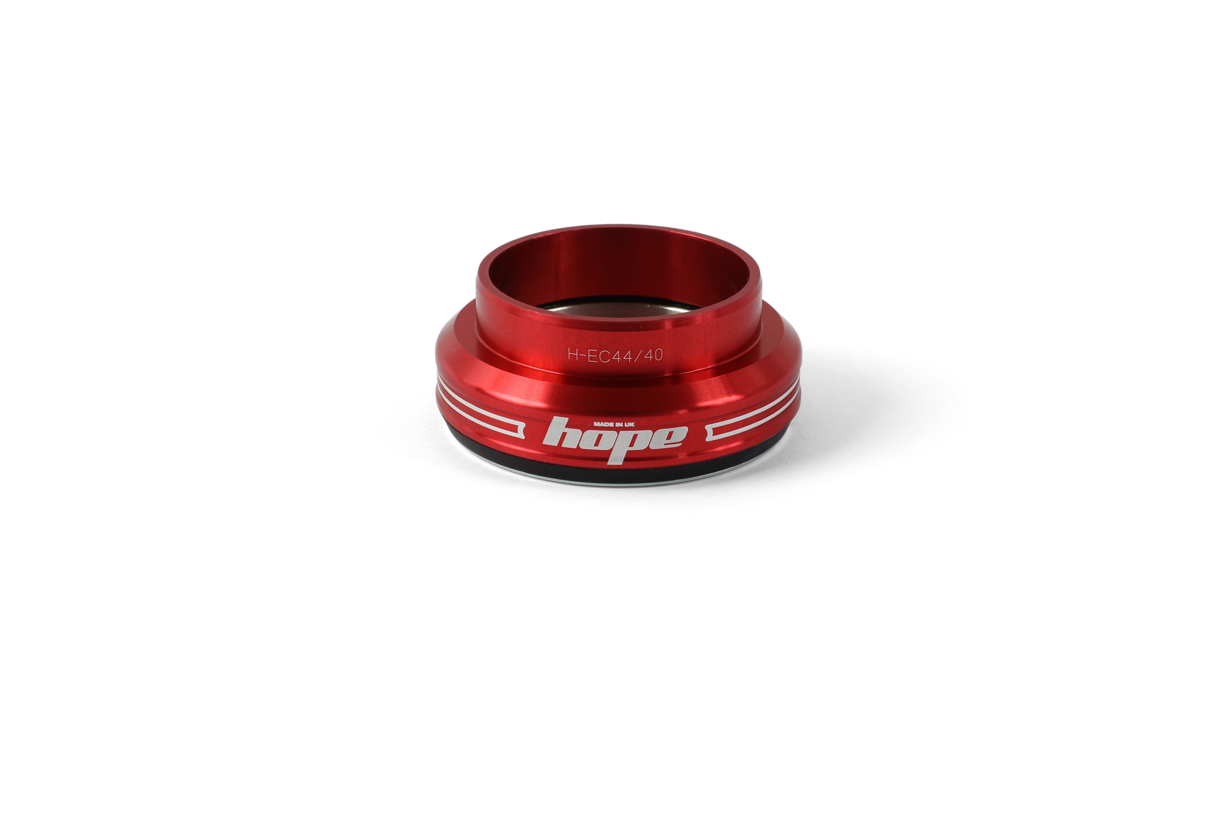 Hope Pick N Mix H-Bottom 1.5 traditional bike headset for precise steering, shown with components and detailed craftsmanship.