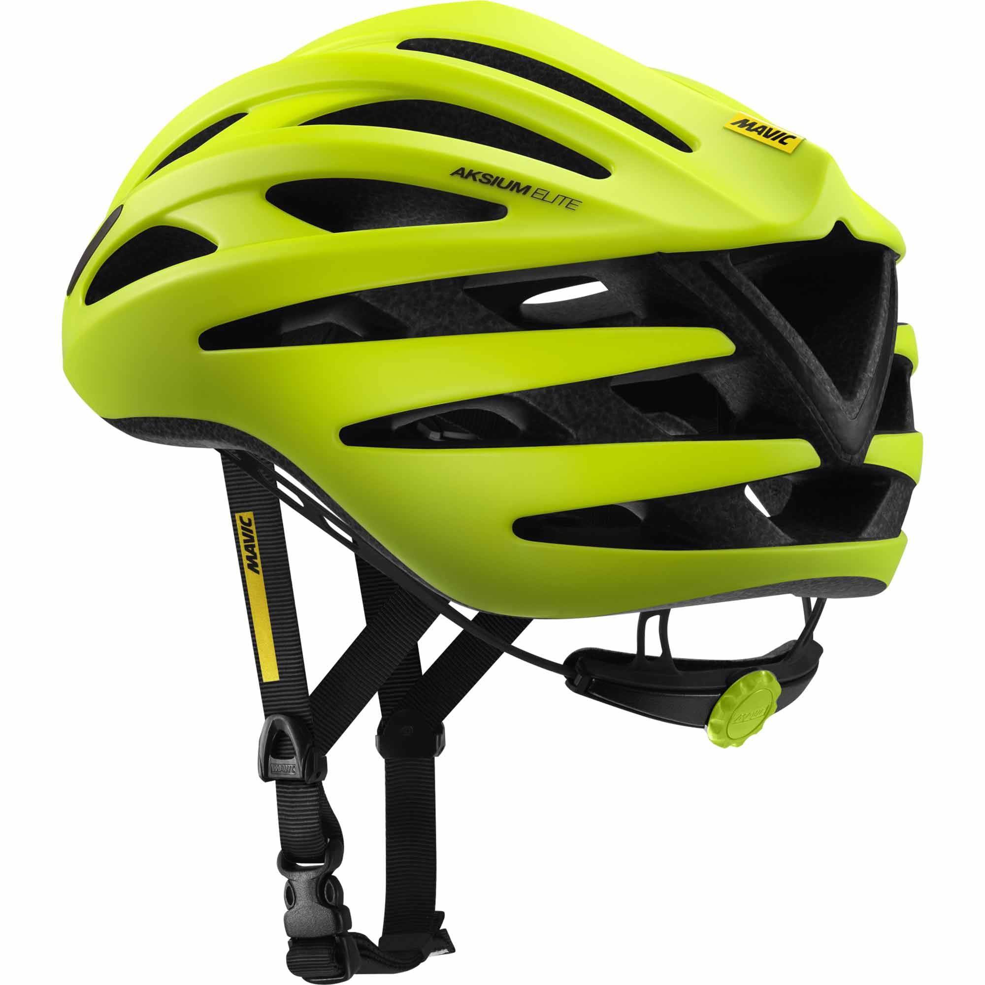 Mavic Aksium Elite Yellow Helmet | Swinnerton Cycles