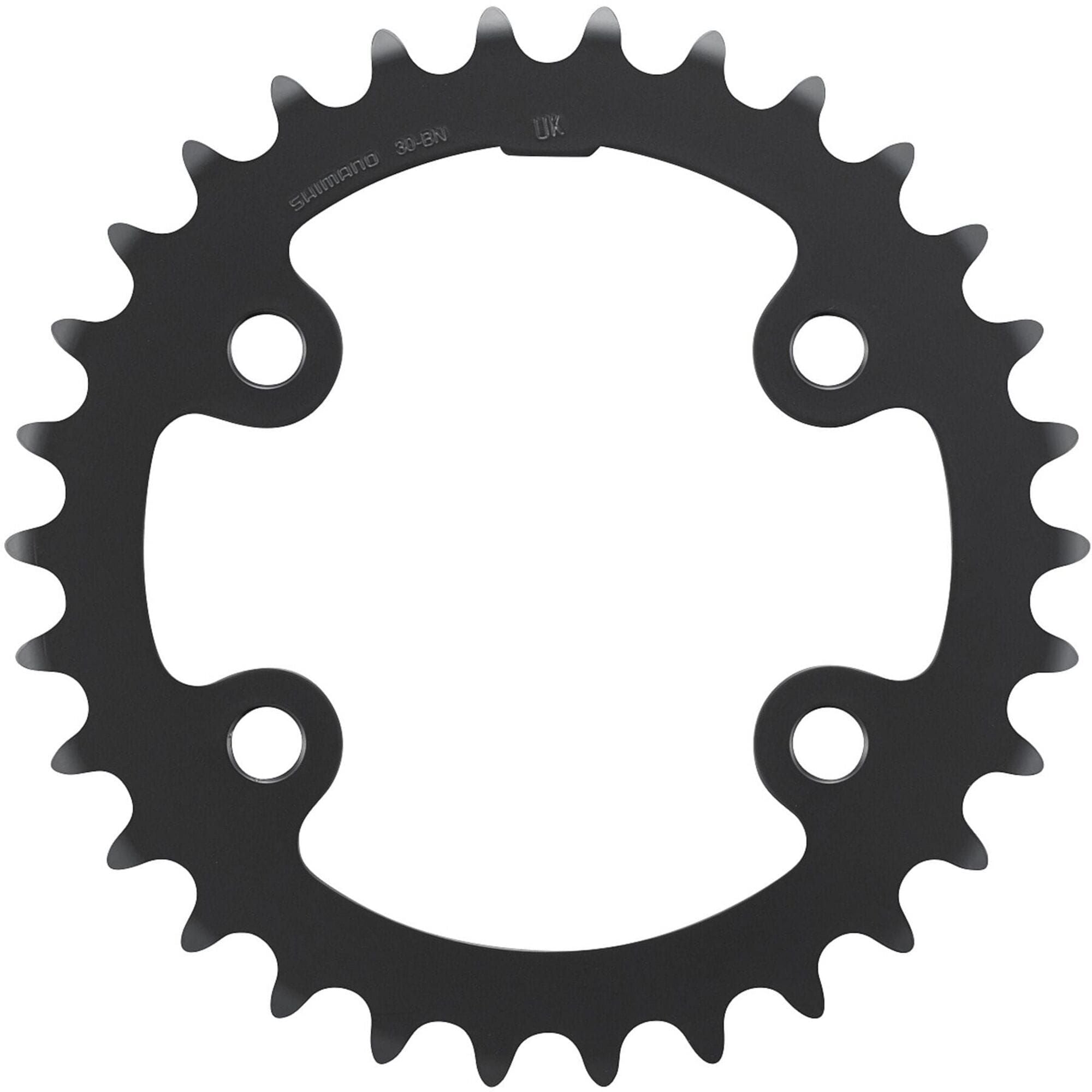 Shimano CUES FC-U6000-2 10/9 speed double chainring, 30T inner gear for 46-30T crankset, cycling component.