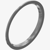 DT Swiss steel ring nut M45 x 2 mm external thread for ratchet DEG hubs, shown with close-up of threaded nut on workshop workbench