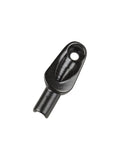Trek internal frame cable management top tube entry guide in black, designed for bicycle component organization.
