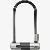 Kryptonite Kryptolok Combo U-Lock with FlexFrame Bracket, durable bike lock with key and combo, Sold Secure Gold rated, black finish