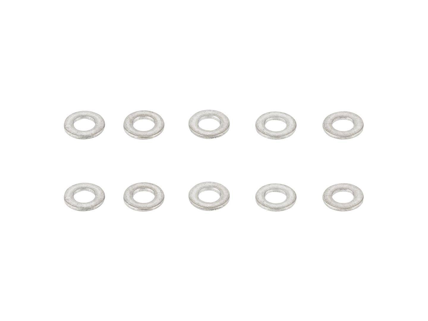 Bontrager Wampa Nipple Washer Silver 0.8mm x 4.5mm | Swinnerton Cycles