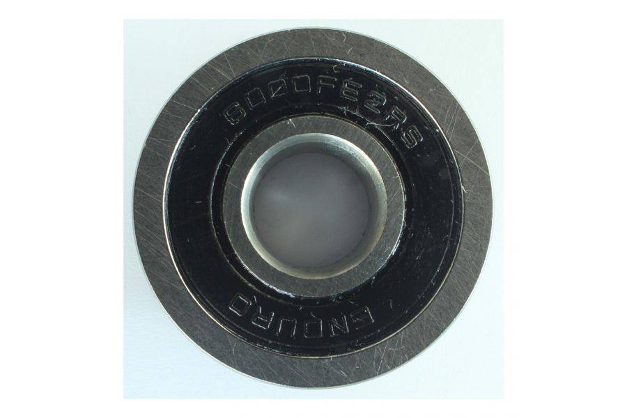 Enduro Bearings 6000 FE 2RS ABEC 3 sealed cycling bearings with 8/9mm inner, 26/28mm outer diameters, 10mm width