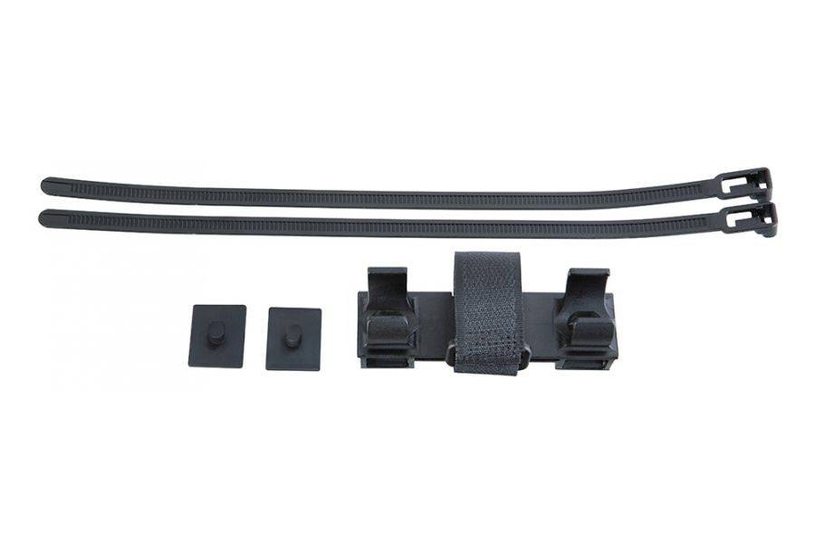 Topeak black bracket for Road Morph and Mini Morph pump mounting, durable accessories for bike pump attachment.