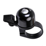 ID Horns & Bells Mini Ping Bike Bell with clear sound and easy installation, shown on a bicycle handlebar.