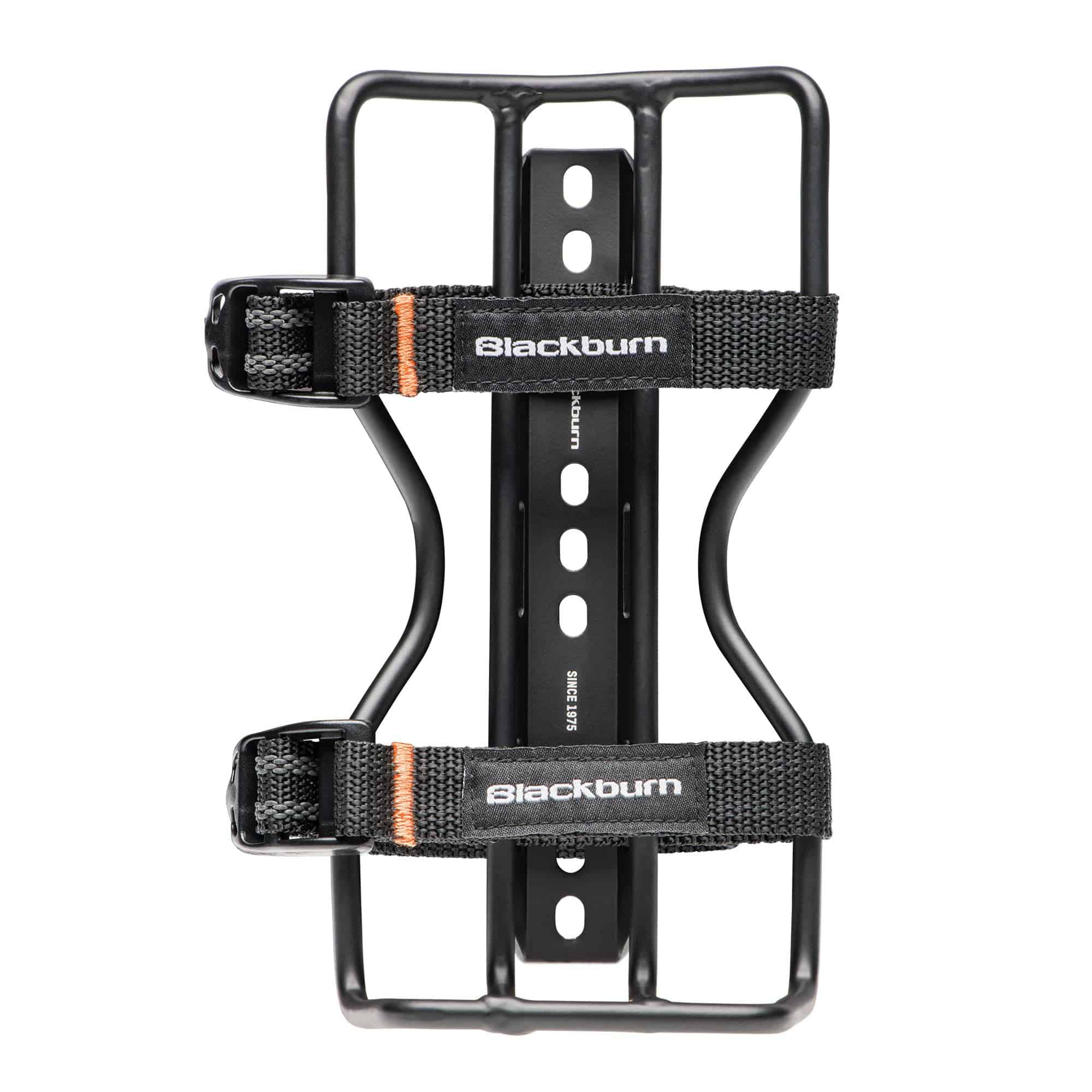 Blackburn Outpost Cage V2 bike cargo and hydration cage with triple mount, versatile cycling accessory mounted on a bike frame.