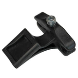 Lezyne Caddy QR mount for quick-release seat rail attachment with aero design, bike accessory for secure storage.