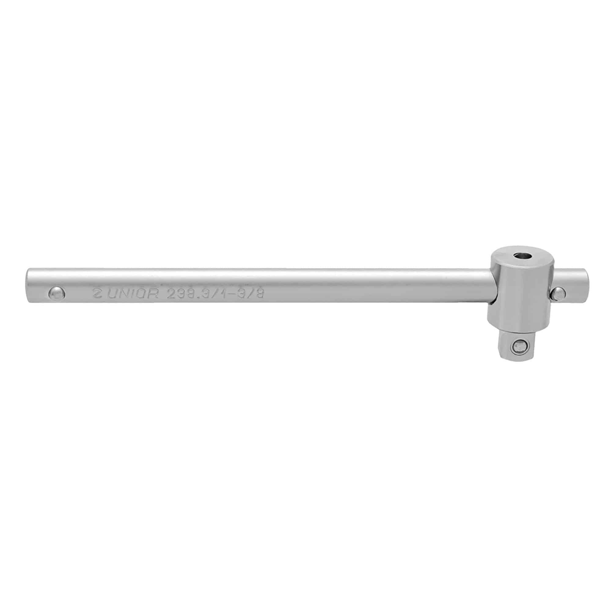 UNIOR sliding T-handle socket tool in 3/8 inch size with chrome vanadium steel, workshop tool for mechanical work