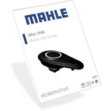 MAHLE X35+ iWoc ONE remote manual for e-bike components, showing multilingual user guide with diagrams and instructions.