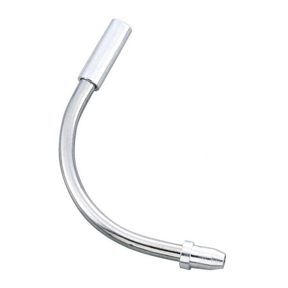 Dia-Compe stainless steel 90° V-Pipe and boot for bicycle brake cables, component part for V-brake systems.