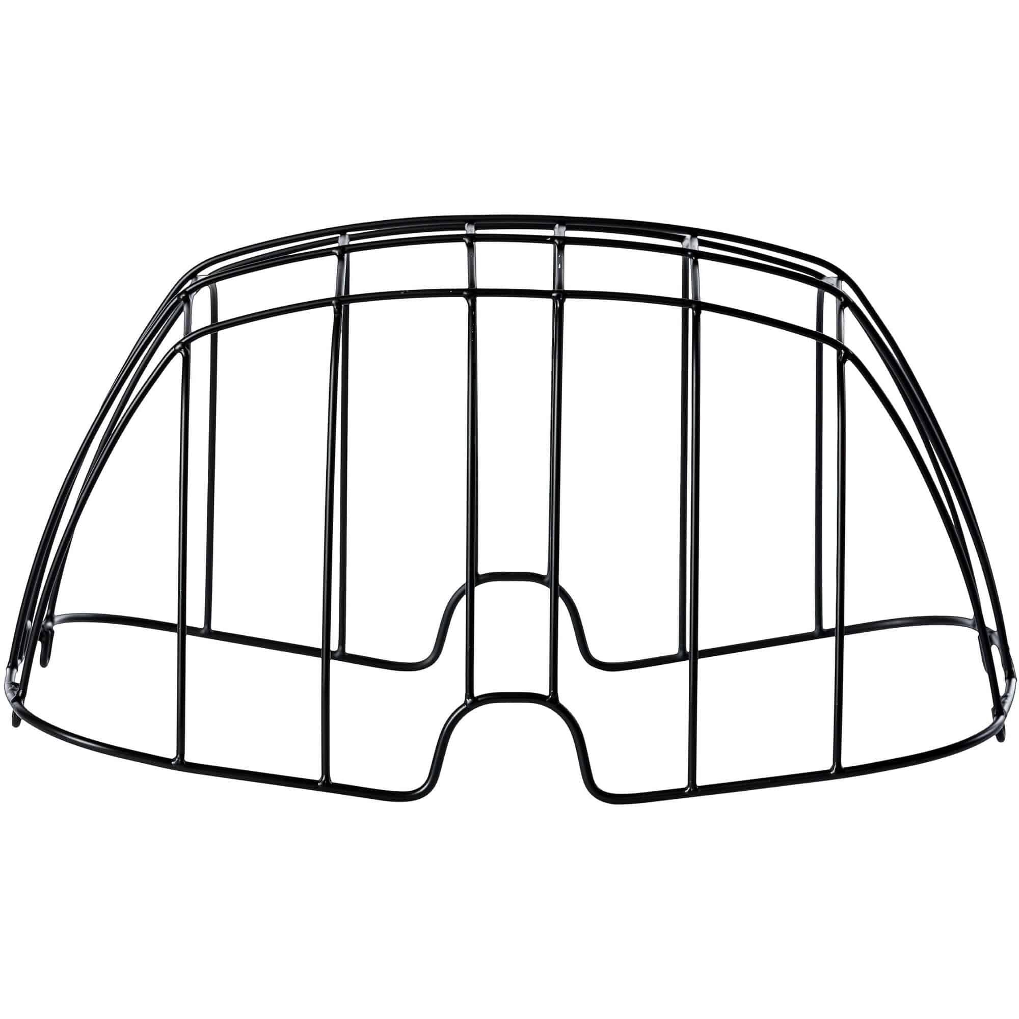 Basil Buddy Space Frame Black dog bike basket safety wire dome accessory attached to a bicycle for secure pet transport.