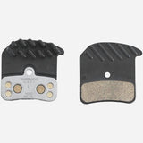 Shimano H03C-MF metal sintered disc brake pads with spring and cooling fins for 4-piston brake systems, bicycle components