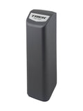 Trek Fetch+ 4 battery cover in black and silver, designed for e-bike components, providing protection and durability.