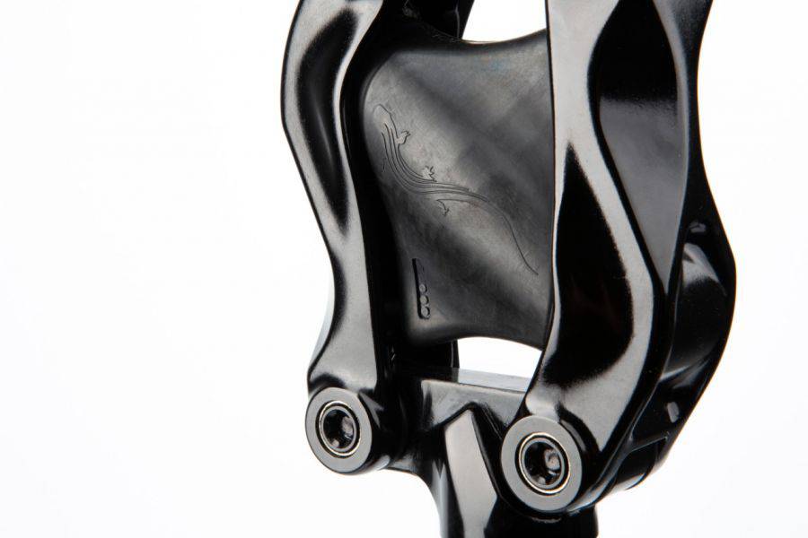 Cane Creek Thudbuster G4 elastomers replacement for suspension bike seat post, showing close-up of the elastomer components.