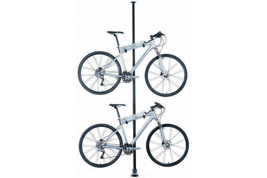 Topeak Dual Touch Bike Stand Extender in black with quick release, designed to hold up to four bikes securely.