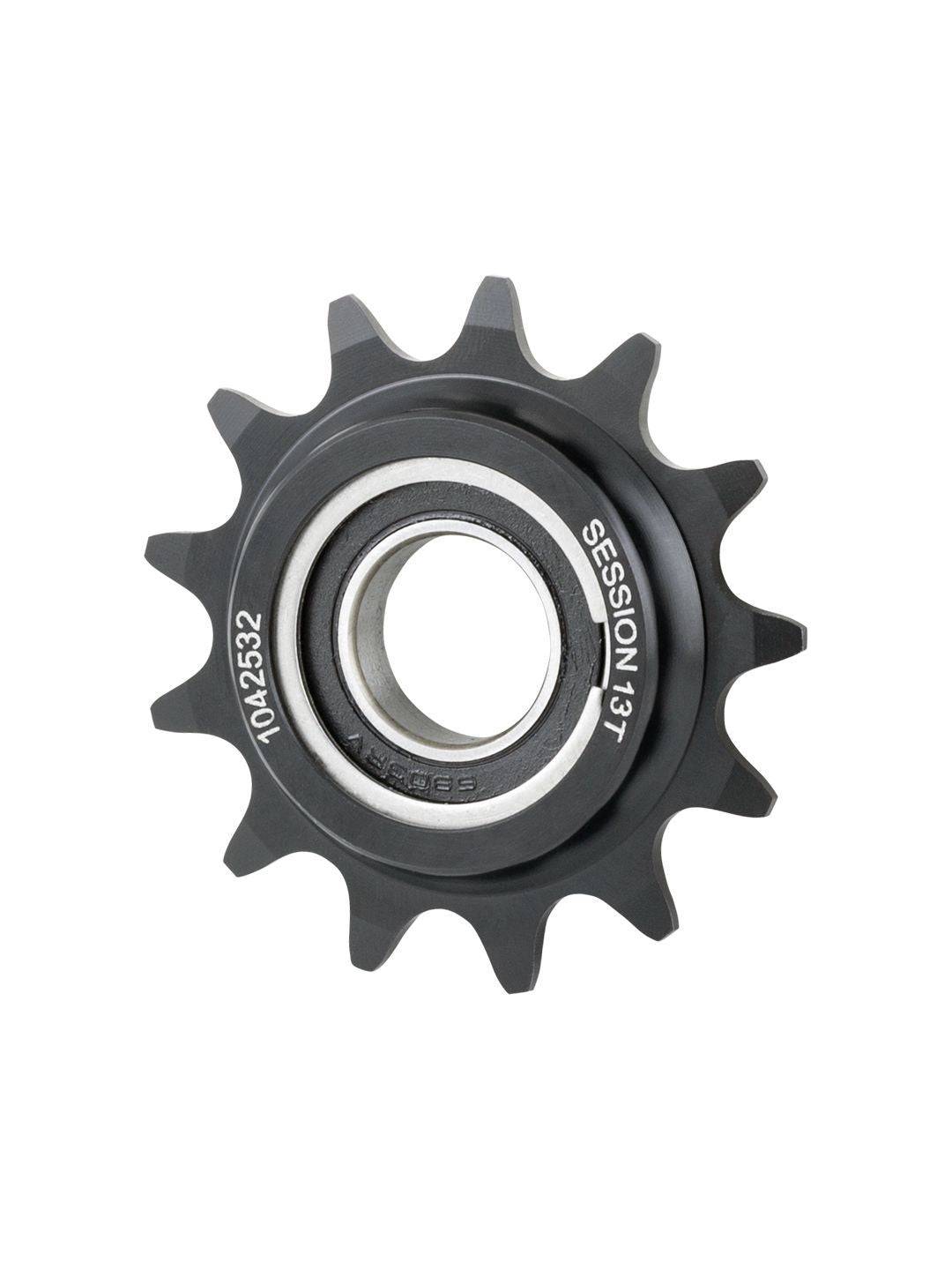 Trek 2022 Session 29 idler pulley for suspension and chain control, black component, designed for mountain bike durability.