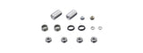 Bontrager Line Pro pedal axle rebuild kit in grey, includes components for pedal repair, designed for durable cycling performance.